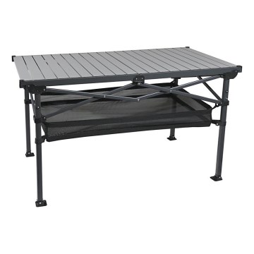 Klappbarer Campingtisch 118x70 cm anthrazit