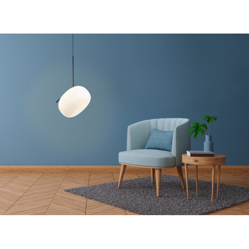 Lampadario a sospensione con filo VESTA 1xE27/7W/230V bianco