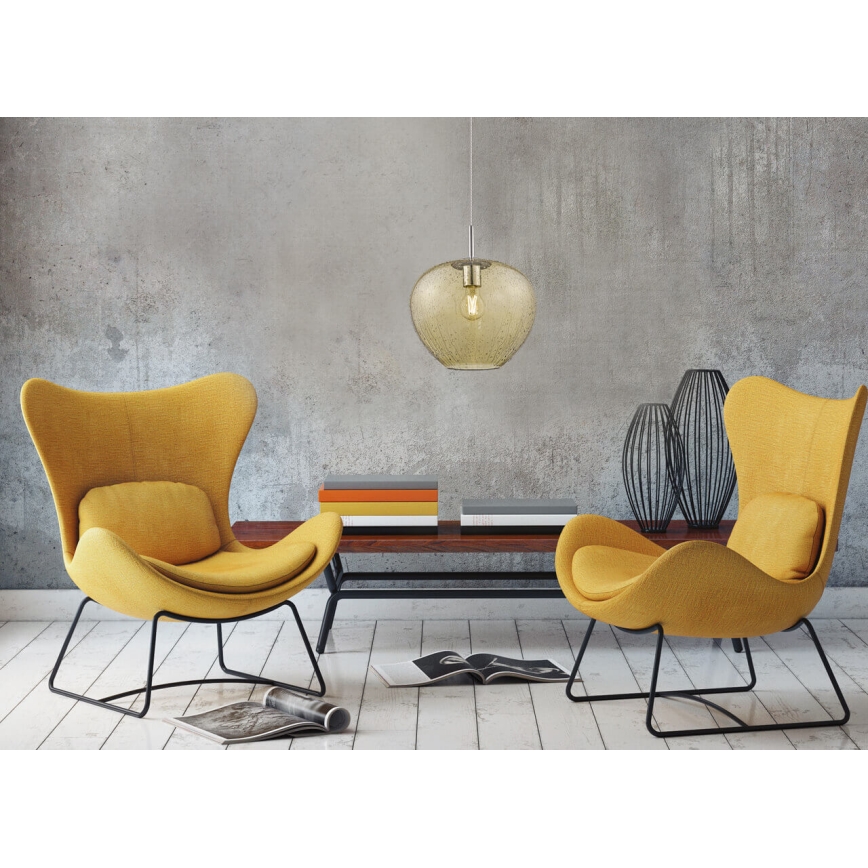 Hängeleuchte RAIN 1xE27/11W/230V gold