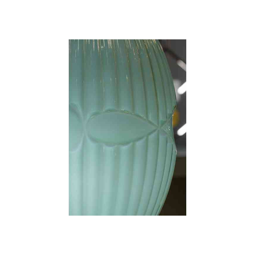 Lampadario a sospensione con filo ELLIPTIC 1xE27/11W/230V verde