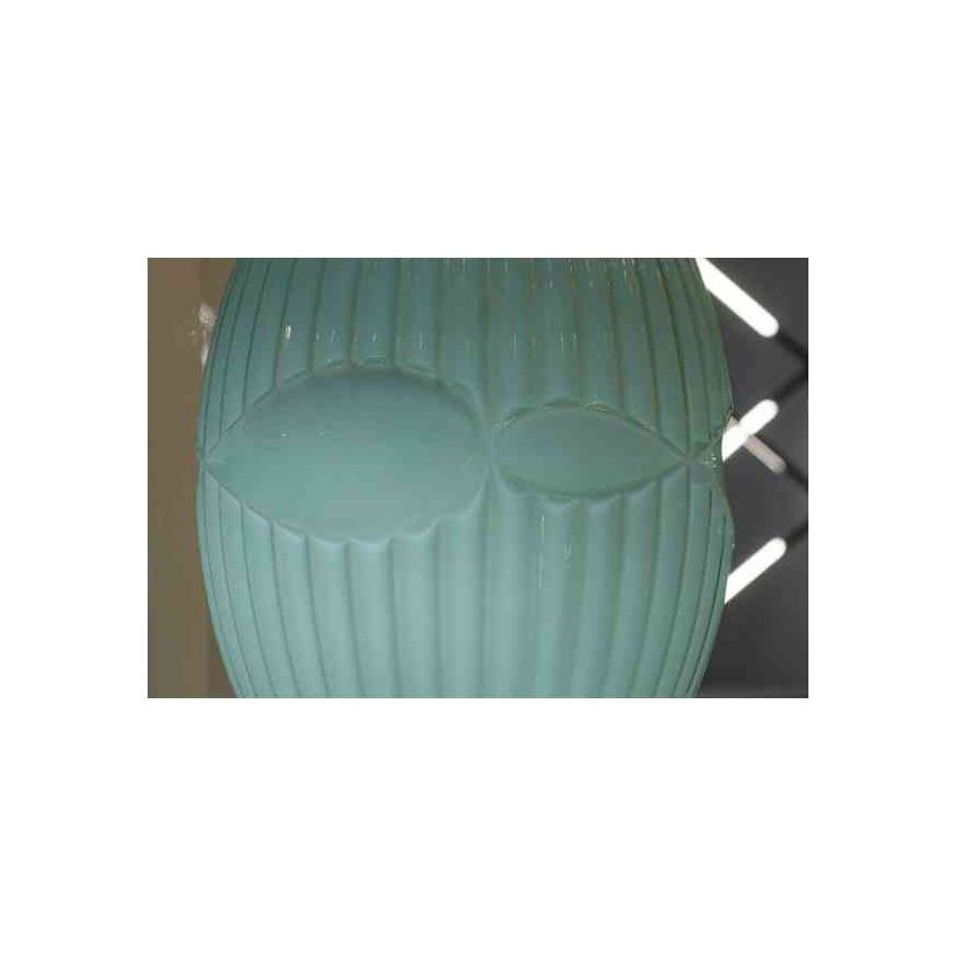 Lampadario a sospensione con filo ELLIPTIC 1xE27/11W/230V verde