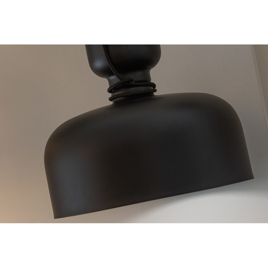 Hängeleuchte ABEL 2xE27/11W/230V Durchschn. 28 cm schwarz