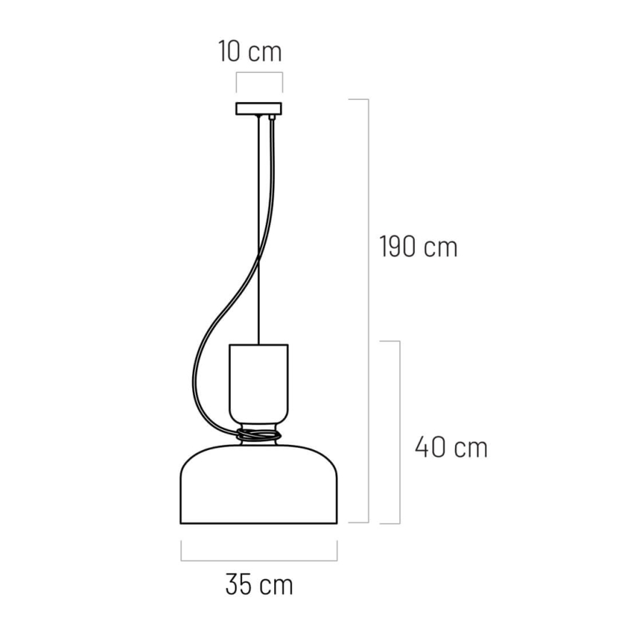 Hängeleuchte ABEL 2xE27/11W/230V Durchschn. 28 cm schwarz
