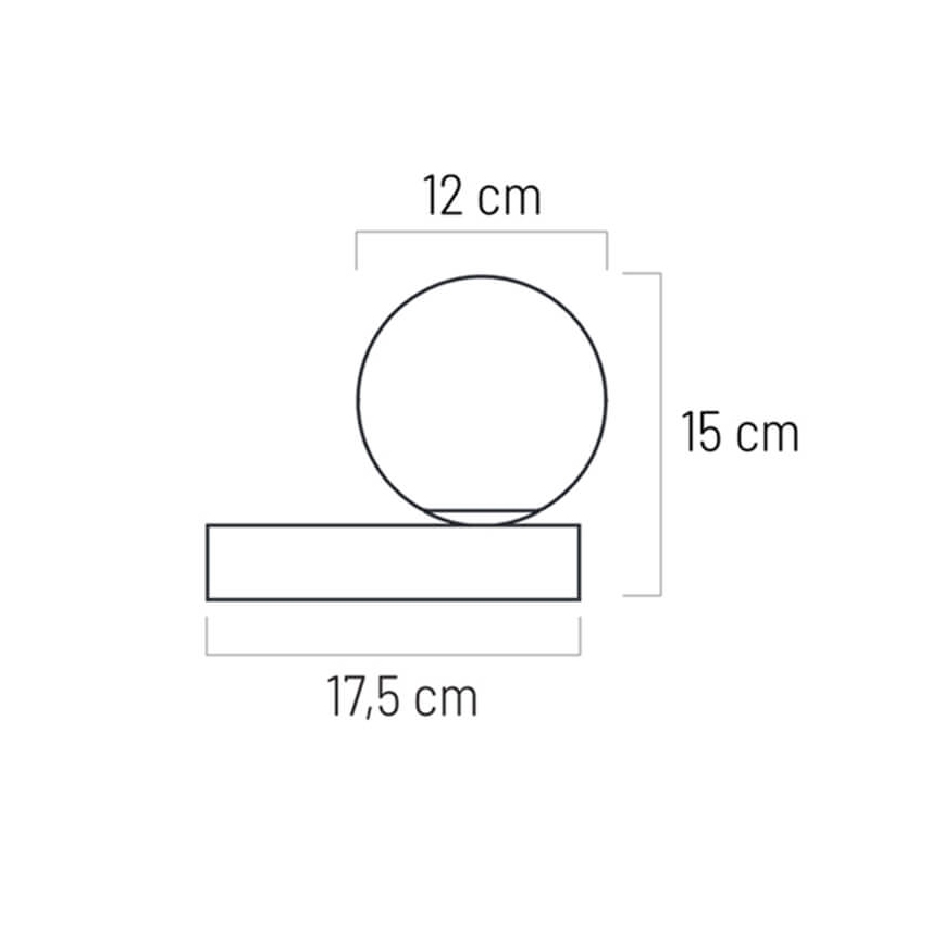 Applique bagno RUBY 1xG9/5W/230V IP44 bianco