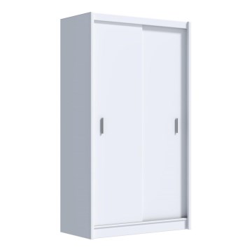 Kleiderschrank mit Schiebetüren SAPHIRA 150x215 cm Weiß