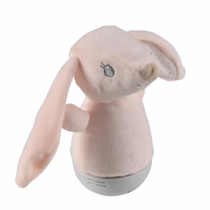 Kleine LED-RGB-Nachtleuchte für Kinder mit Melodie 3xAAA/5V Häschen