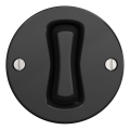 Kliklap - Bouton rétro noir sans bordure