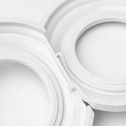 Kliklap - Cadre rétro d'extrémité en céramique blanche