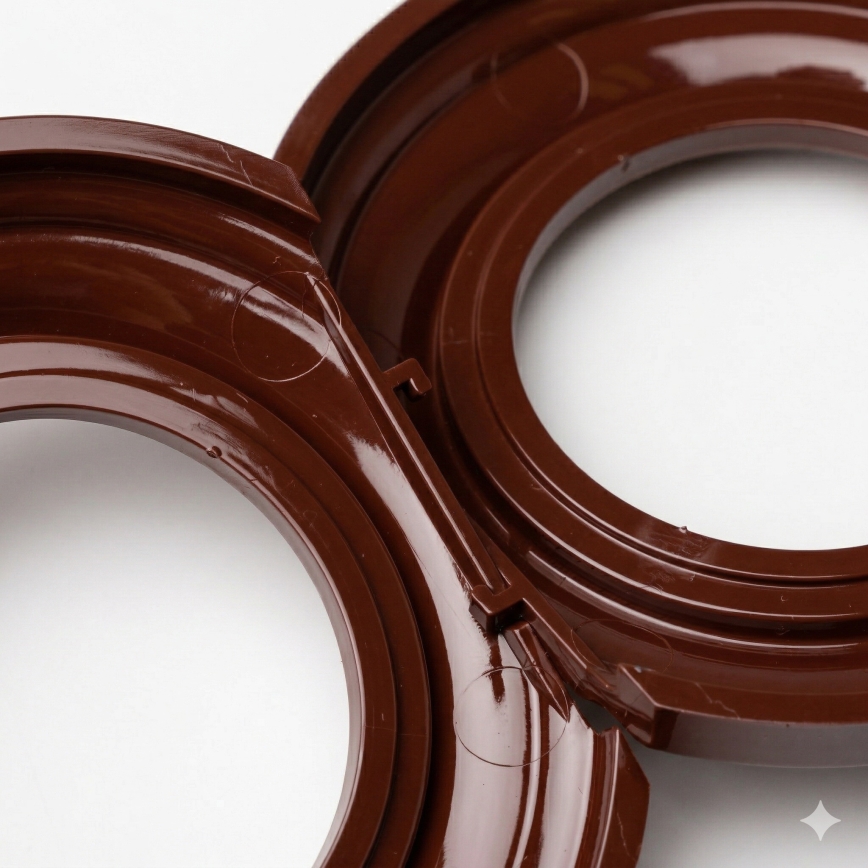 Kliklap - Cadre rétro d'extrémité marron