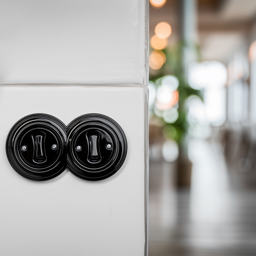 Kliklap - Cadre rétro d'extrémité noir