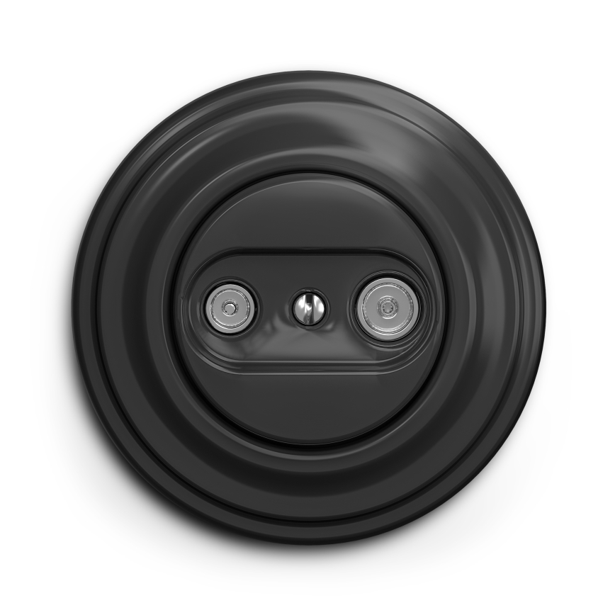 Kliklap - Cadre vintage simple anthracite