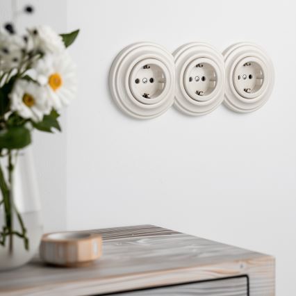 Kliklap - Cornice centrale retrò beige