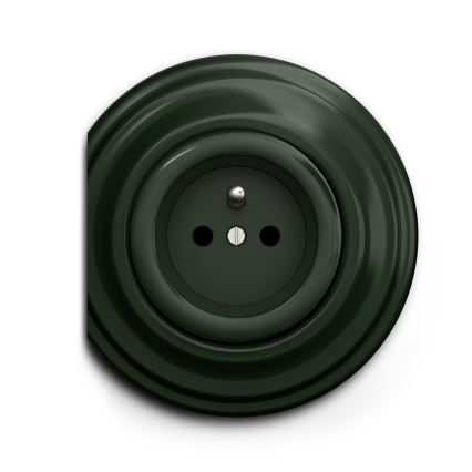 Kliklap - Cornice vintage laterale verde
