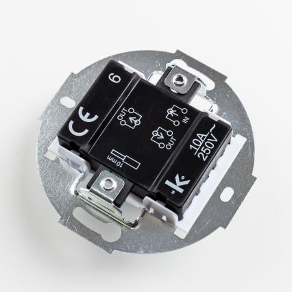 Kliklap - Interrupteur d'escalier rétro sans cadre n° 6 beige