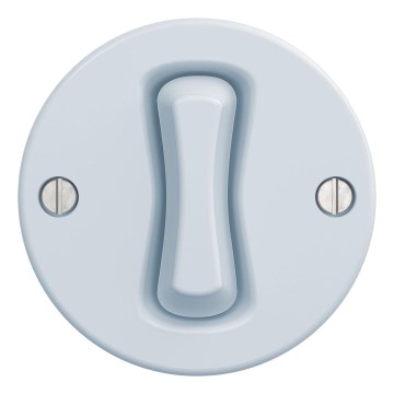 Kliklap - Interruttore a croce vintage no 7 blu