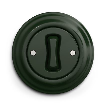 Kliklap - Interruttore a croce vintage no 7 verde