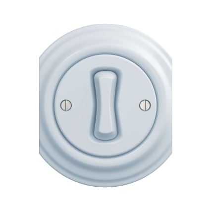 Kliklap - Interruttore a pulsante vintage blu