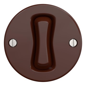 Kliklap - Interruttore a pulsante vintage marrone