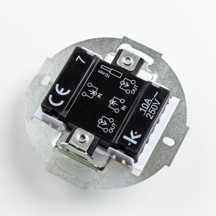 Kliklap - Interruttore intermedio retrò con cornice n. 7, rosa antico