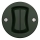 Kliklap - Interruttore vintage a doppia scala no 6+6 verde