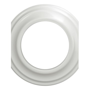 Kliklap - Placca retrò centrale in ceramica bianca