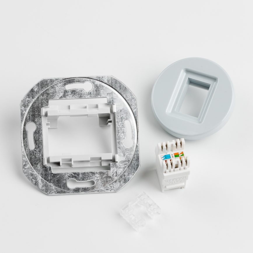 Kliklap - Presa dati retrò con cornice grigia