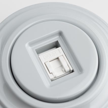 Kliklap - Presa dati retrò con cornice grigia