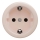 Kliklap - Prise murale rétro sans cadre SCHUKO 230V/16A, vieux rose