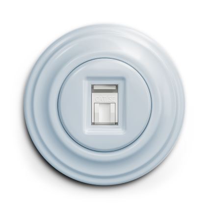 Kliklap - Prise RJ45 vintage bleu