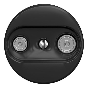 Kliklap - Prise RJ45 vintage TV+R (terminal) noir