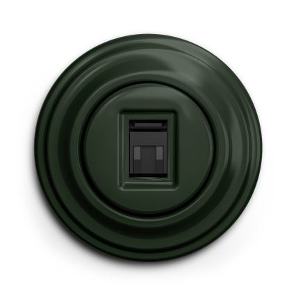 Kliklap - Prise RJ45 vintage vert