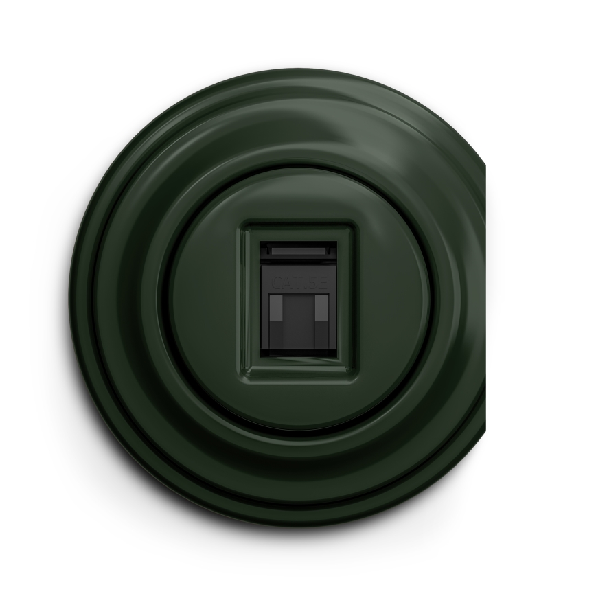 Kliklap - Prise RJ45 vintage vert