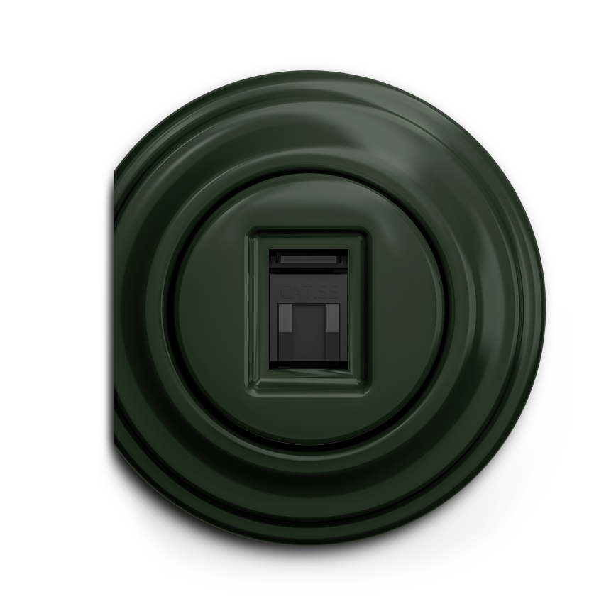 Kliklap - Prise RJ45 vintage vert