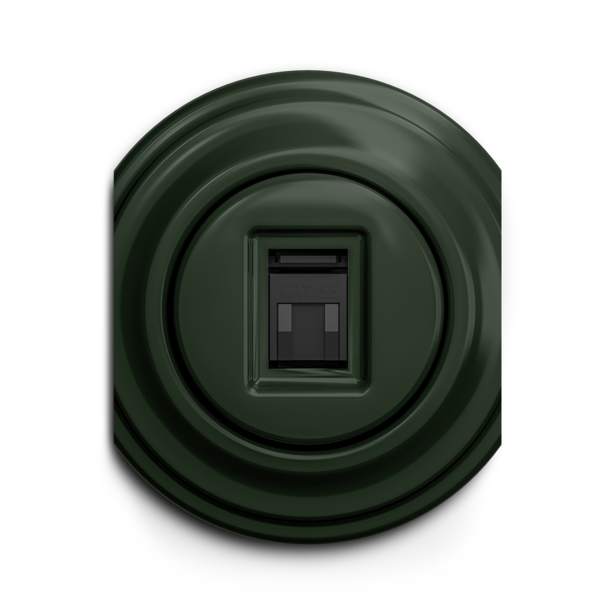 Kliklap - Prise RJ45 vintage vert