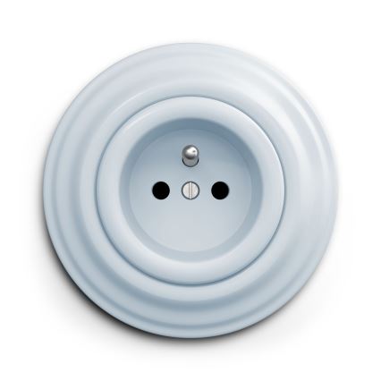 Kliklap - Prise vintage 230 V bleu