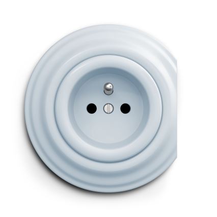 Kliklap - Prise vintage 230 V bleu