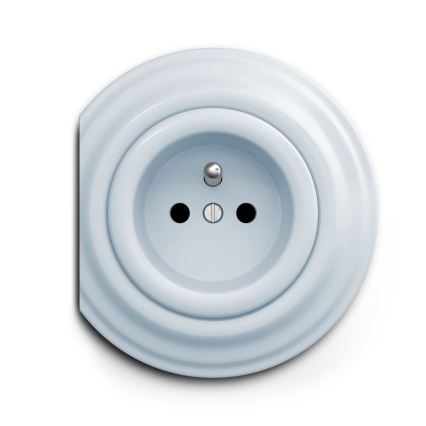 Kliklap - Prise vintage 230 V bleu