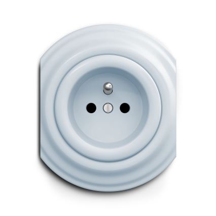 Kliklap - Prise vintage 230 V bleu