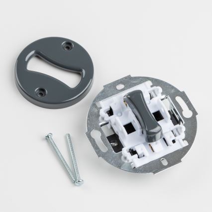 Kliklap - Pulsante retrò con cornice antracite