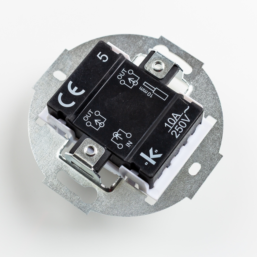 Kliklap - Retro Serienschalter ohne Rahmen Nr. 5 grün