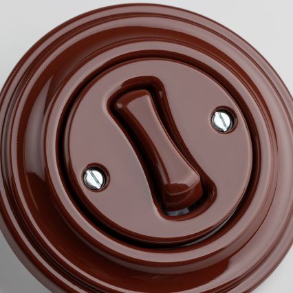 Kliklap - Retro-Taste mit Rahmen, braun