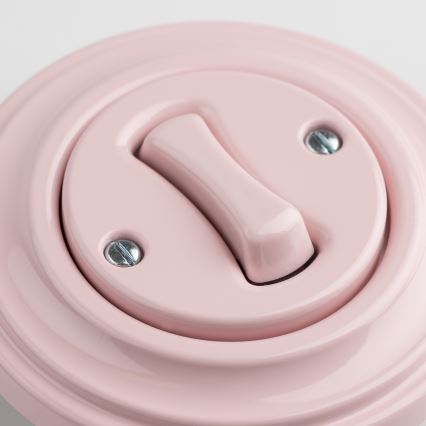 Kliklap - Retro-Taste mit Rahmen in Altrosa