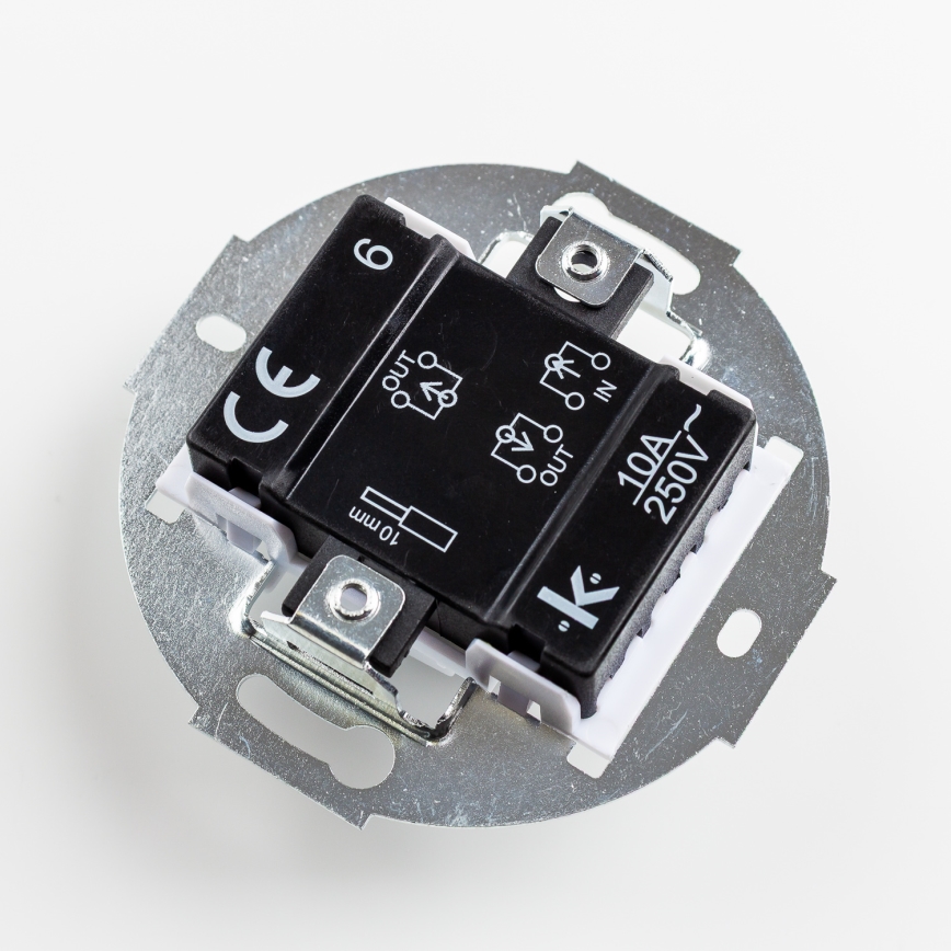 Kliklap - Retro Treppenschalter ohne Rahmen Nr. 6 Anthrazit