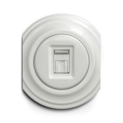 Kliklap - Vintage cadre central blanc