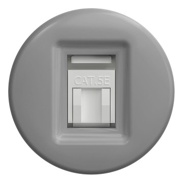 Kliklap - Vintage-Datendose grau