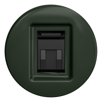 Kliklap - Vintage-Datendose grün