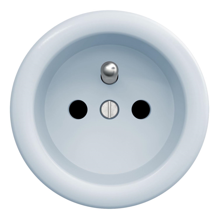 Kliklap - Vintage-Steckdose 230V blau