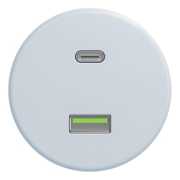 Kliklap - Vintage-USB-Dose A+C blau