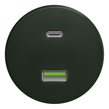 Kliklap - Vintage-USB-Dose A+C grün