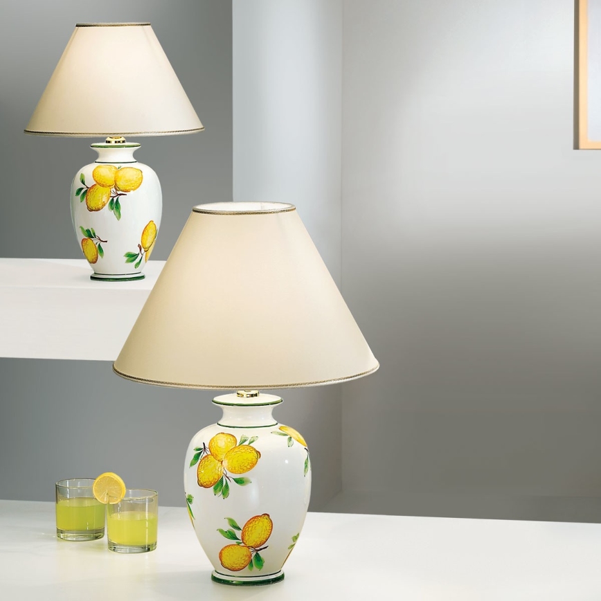 Kolarz 0014.70 - Lampada da tavolo GIARDINO 1xE27/100W/230V dm. 30 cm